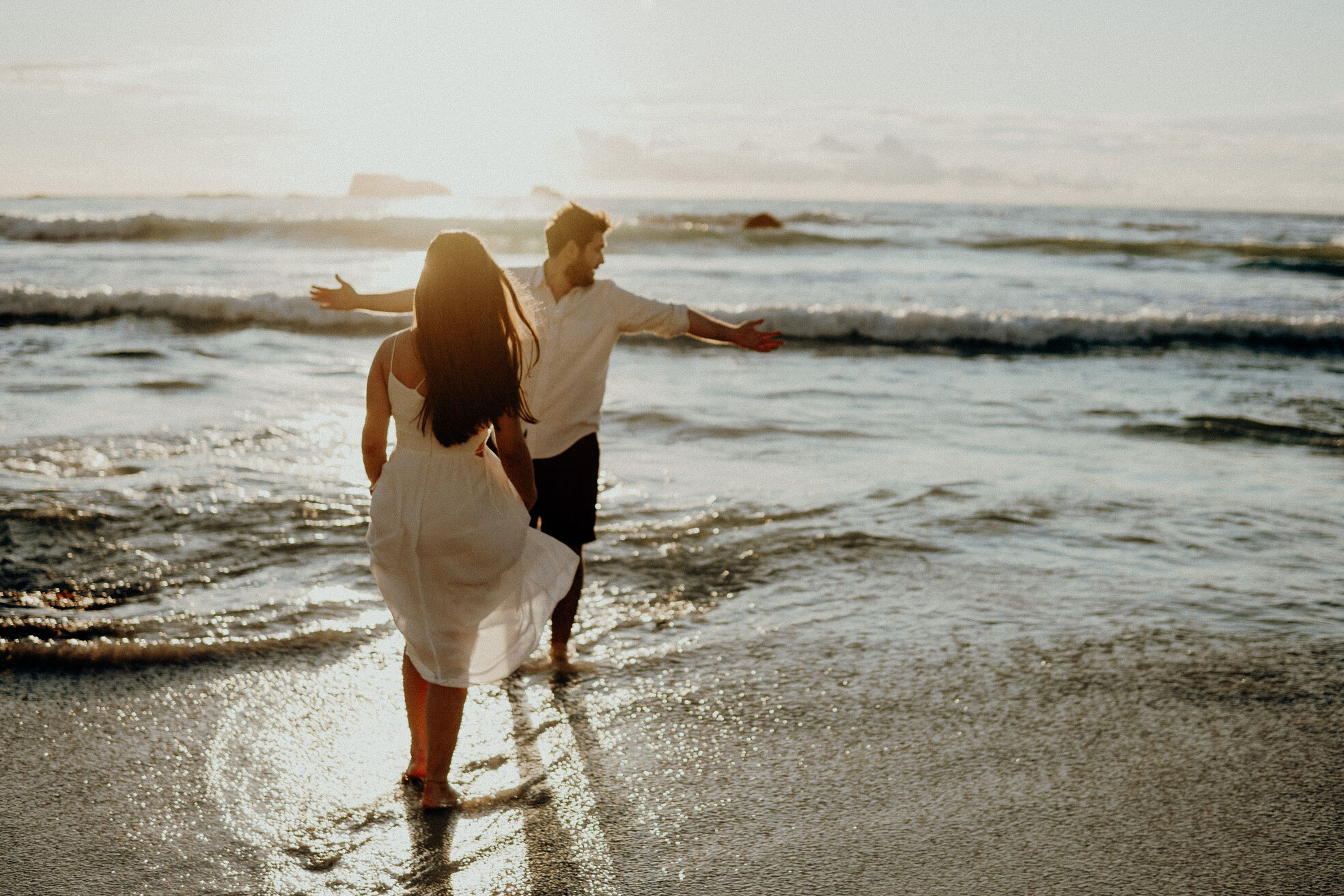 lovers at the beach
